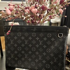 Louis Vuitton Black Monogram Clutch